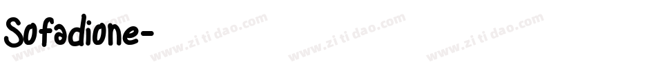 Sofadione字体转换
