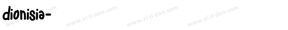 dionisia字体转换