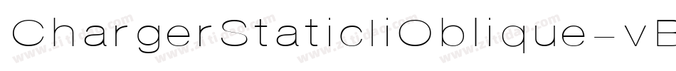 ChargerStaticIiOblique-vBgL字体转换