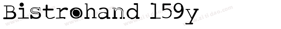 Bistrohand-l59y字体转换