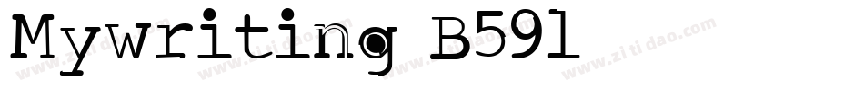 Mywriting-B59l字体转换