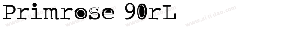 Primrose-90rL字体转换