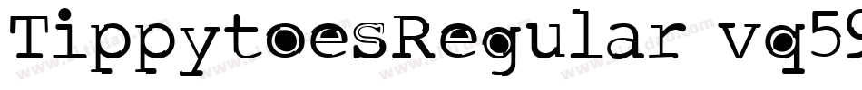 TippytoesRegular-vq59字体转换