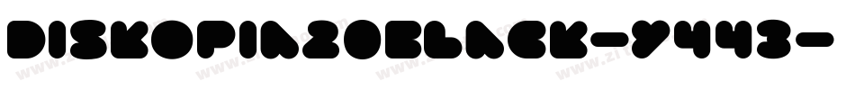 Diskopia20Black-y443字体转换