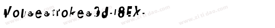 Mousestrokes3d-l8EX字体转换