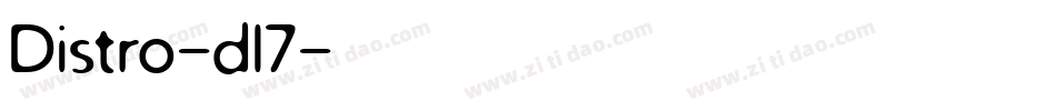 Distro-dl7字体转换