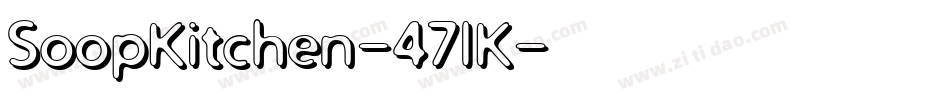 SoopKitchen-47lK字体转换