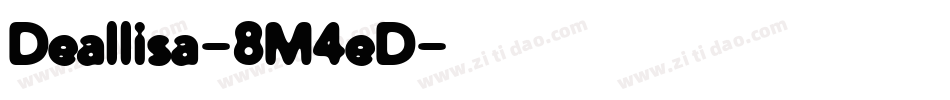 Deallisa-8M4eD字体转换