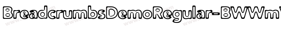 BreadcrumbsDemoRegular-BWWmV字体转换