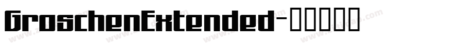 GroschenExtended字体转换