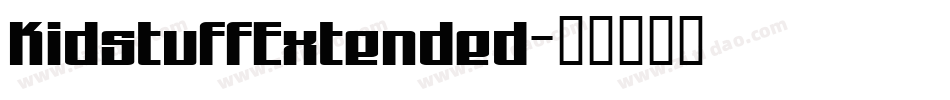 KidstuffExtended字体转换