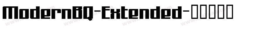 ModernBQ-Extended字体转换