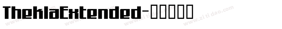 TheklaExtended字体转换