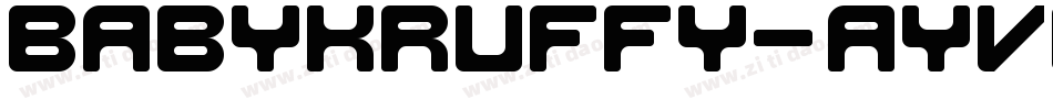 BabyKruffy-aYVo字体转换
