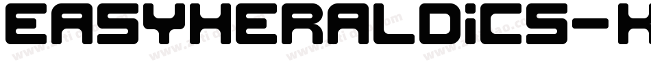 Easyheraldics-K1Vo字体转换 Easyheraldics-K1Vo字体转换