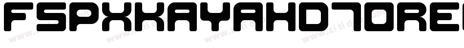 Fspxkayahd70Regular-08Vo字体转换