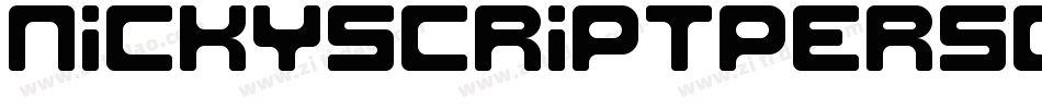 NickyScriptPersonalUse-ZVoYx字体转换