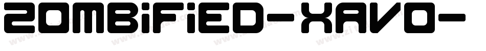 Zombified-XAVo字体转换