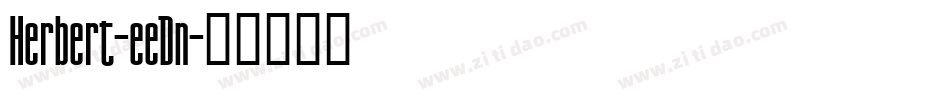 Herbert-eeDn字体转换