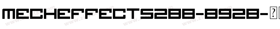 Mecheffects2bb-B92B字体转换