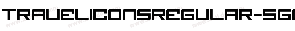 TraveliconsRegular-5GOj字体转换