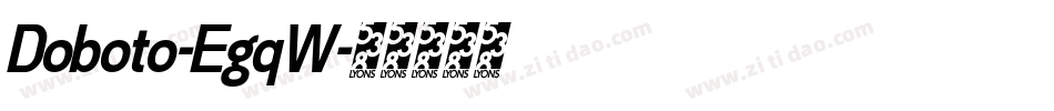 Doboto-EgqW字体转换