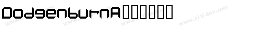 DodgenburnA字体转换