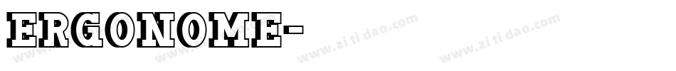Ergonome字体转换