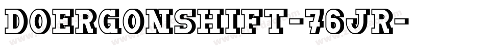 DoergonShift-76JR字体转换