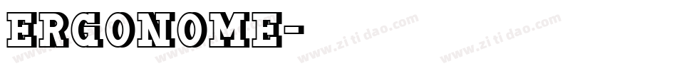Ergonome字体转换