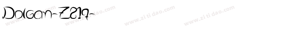 Dolgan-Z21q字体转换