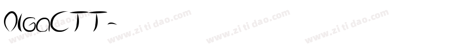 OlgaCTT字体转换