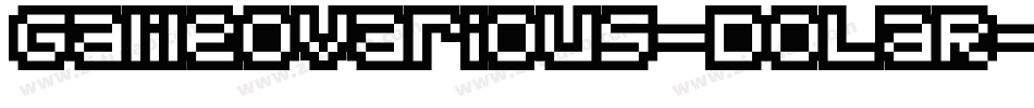GalileoVarious-DOLaR字体转换