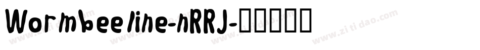 Wormbeeline-nRRJ字体转换
