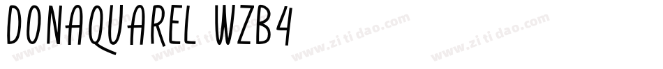 Donaquarel-WZB4字体转换