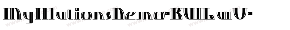 MyIllutionsDemo-BWLwV字体转换
