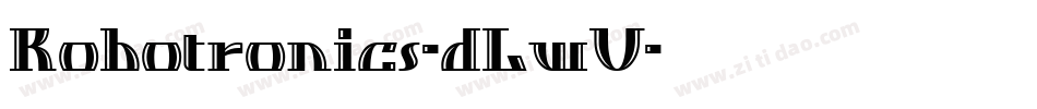 Robotronics-dLwV字体转换