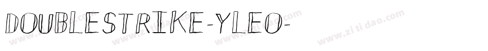 DoubleStrike-Yleo字体转换