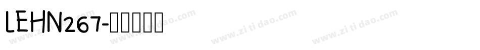 LEHN267字体转换
