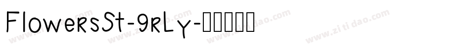 FlowersSt-9rLy字体转换