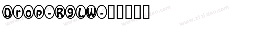 Drop-R9LW字体转换