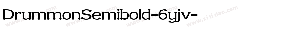 DrummonSemibold-6yjv字体转换
