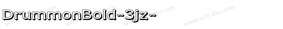 DrummonBold-3jz字体转换