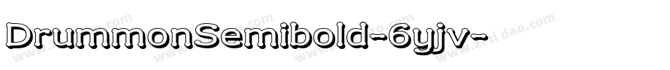 DrummonSemibold-6yjv字体转换