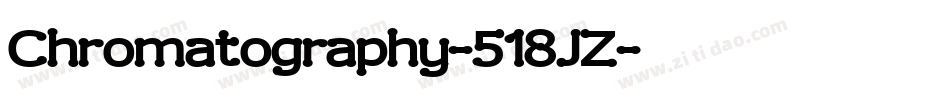 Chromatography-518JZ字体转换