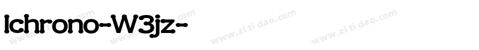 Ichrono-W3jz字体转换
