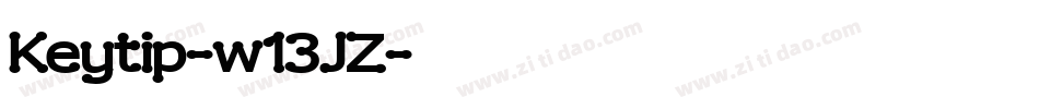 Keytip-w13JZ字体转换