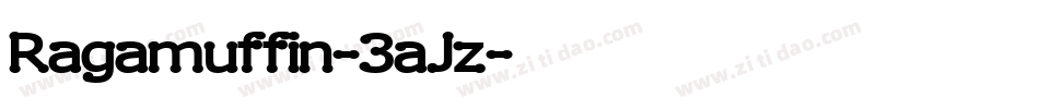 Ragamuffin-3aJz字体转换