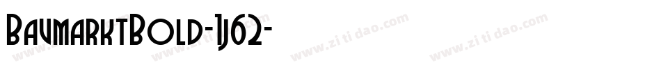 BaumarktBold-1j62字体转换