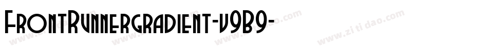 FrontRunnergradient-v9B9字体转换